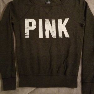 Dark gray XS PINK sweatshirt